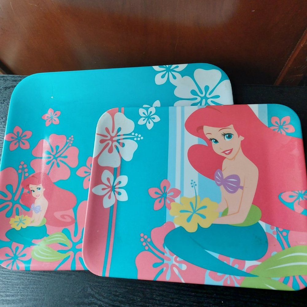 BOGO  Disney Store Exclusive Little Mermaid Plates